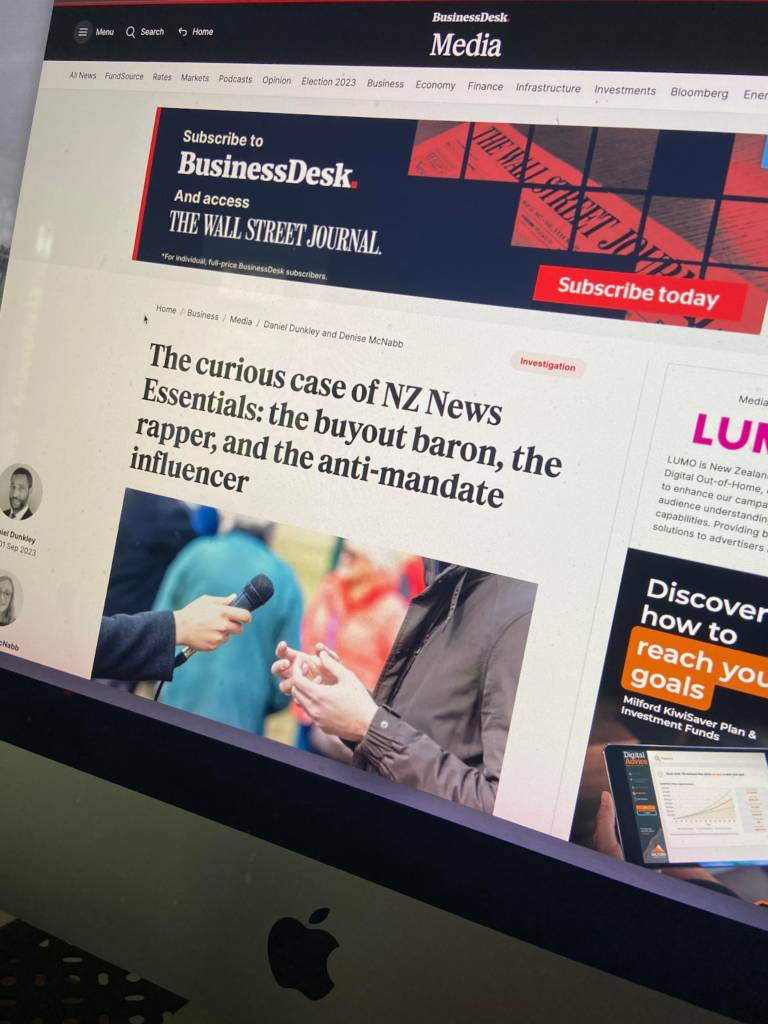 NZ Herald links “Threat from Outer Space” to NZ News Essentials